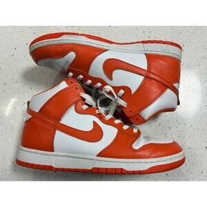 Nike Dunk SP 2021 High Syracuse (DD1399-101) size 12 sneakers orange white